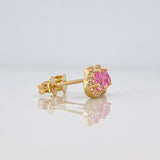 Topos Halo Corazon 1.6g / 6.73mm Oro Amarillo 18K