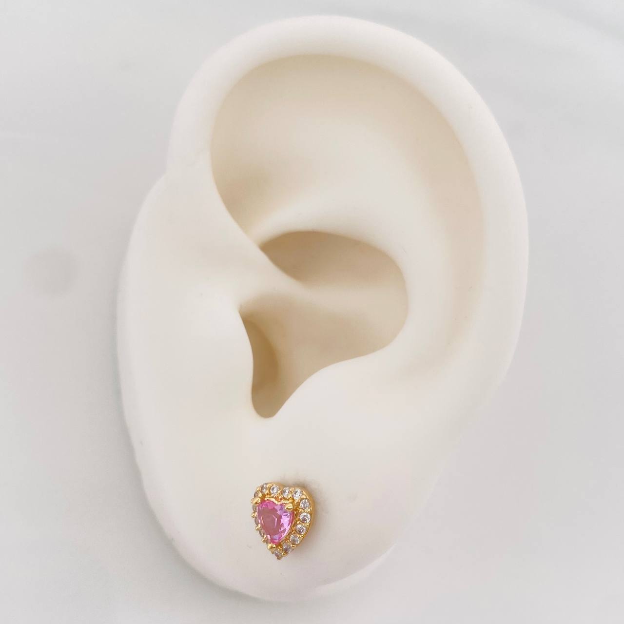 Topos Halo Corazon 1.6g / 6.73mm Oro Amarillo 18K