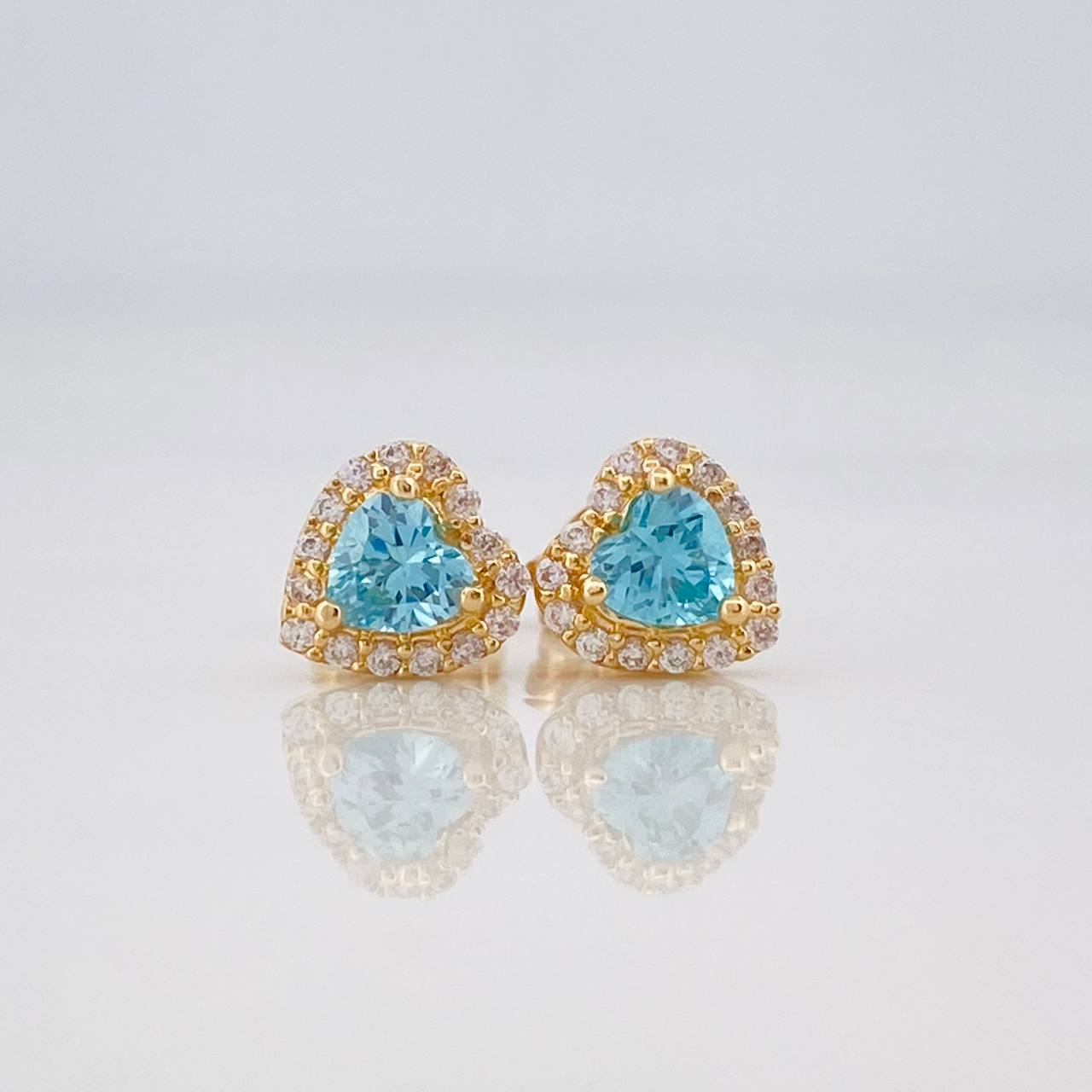 Topos Halo Corazon 1.65g / 6.78mm Oro Amarillo 18K