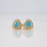 Topos Halo Corazon 1.65g / 6.78mm Oro Amarillo 18K