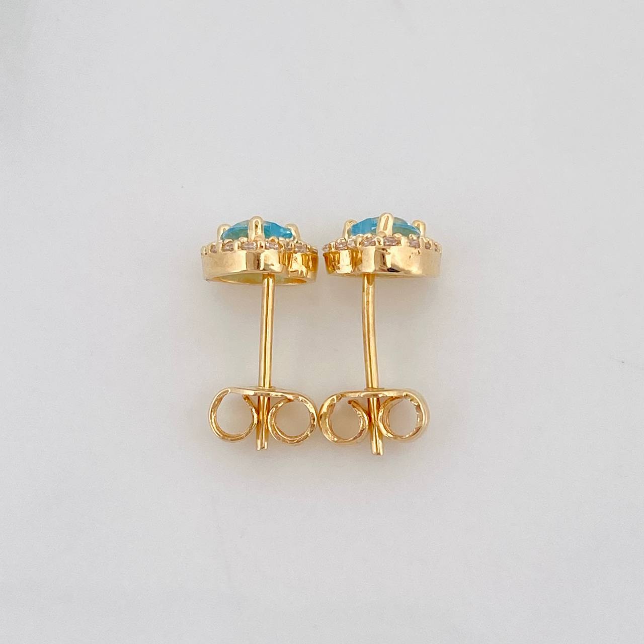 Topos Halo Corazon 1.65g / 6.78mm Oro Amarillo 18K
