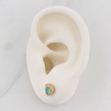 Topos Halo Corazon 1.65g / 6.78mm Oro Amarillo 18K