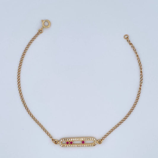 Pulso MSK 2.4gr / 18.7cm / 1.3mm Oro Amarillo 18K &