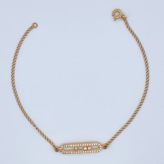 Pulso MSK 2.5gr / 19.3cm / 1.3mm Oro Amarillo 18K &