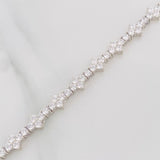 Pulso Flores 10.4 g / 19 cm / 6.33 mm Plata 925