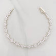 Pulso Flores 10.55 g / 19 cm / 6.6 mm Plata 925