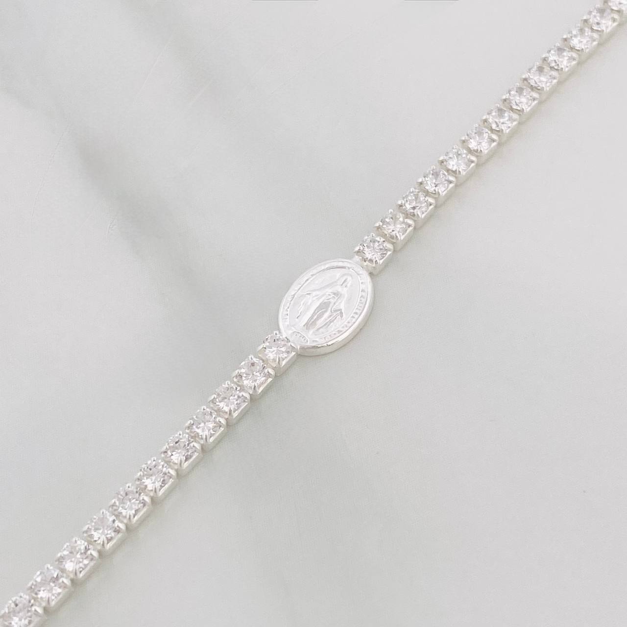 Pulso Virgen Milagrosa 3.7 g / 19.05 cm / 2.1 mm Plata 925