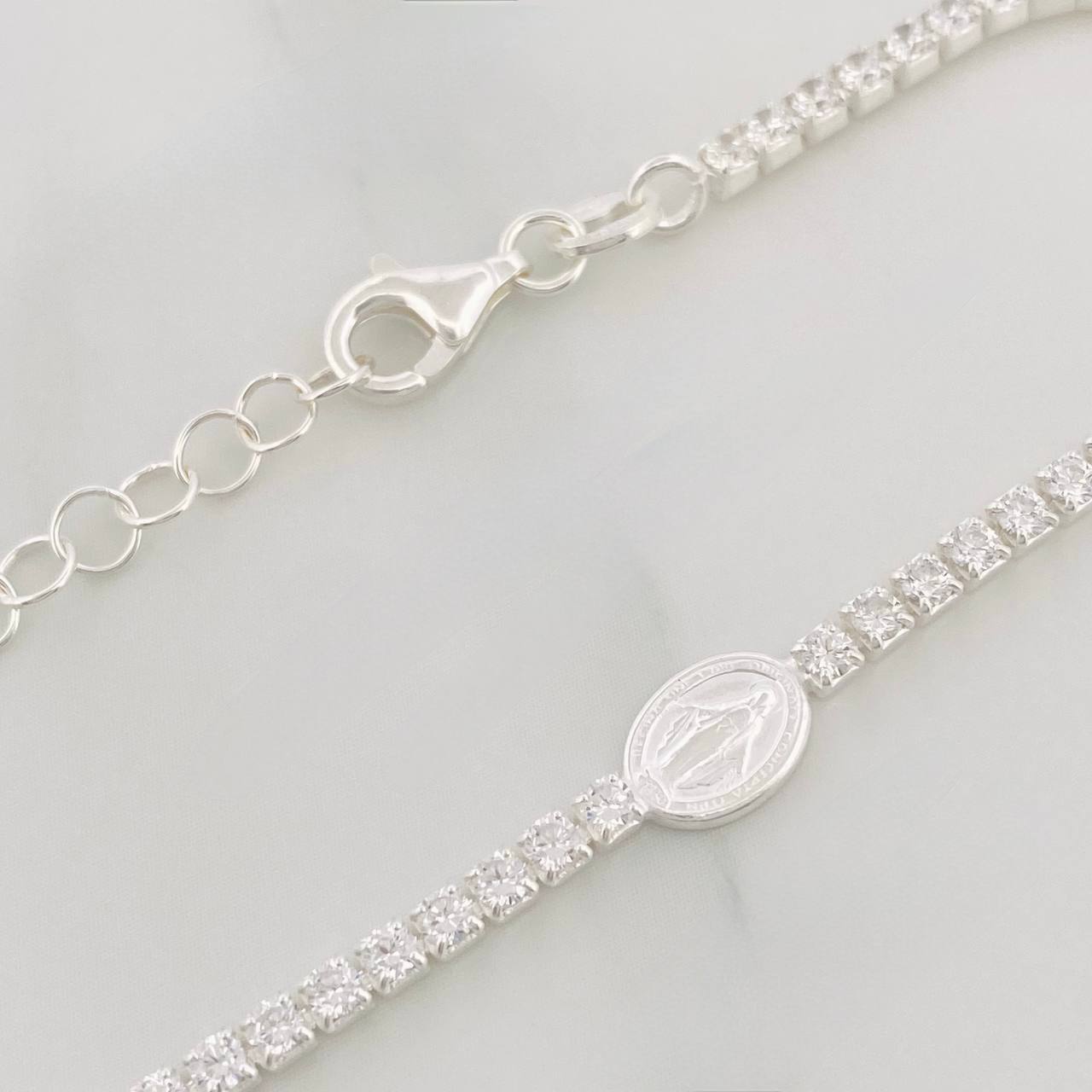 Pulso Virgen Milagrosa 3.8 g / 20 cm / 2.15 mm Plata 925