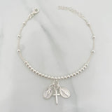 Pulso Virgen Milagrosa 5.1 g / 21.05 cm / 2.9 mm Plata 925