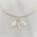 Pulso Virgen Milagrosa 5.1 g / 21.05 cm / 2.9 mm Plata 925