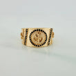Anillo Sello Ancla 8.2gr / T9 1/4 / Oro Amarillo 18K $