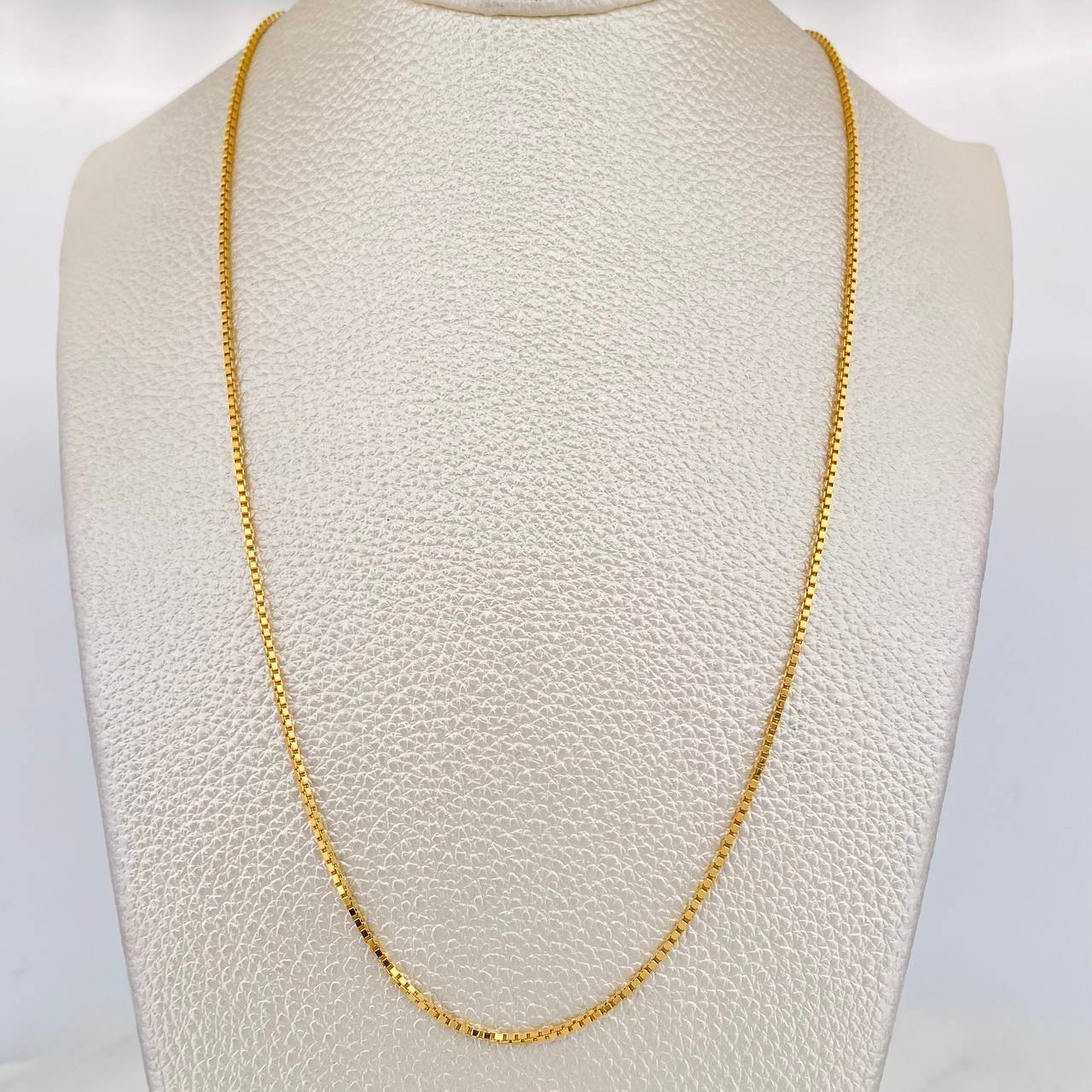 Cadena Veneciana 5.65g / 60cm / 1.29mm Oro Amarillo 18K