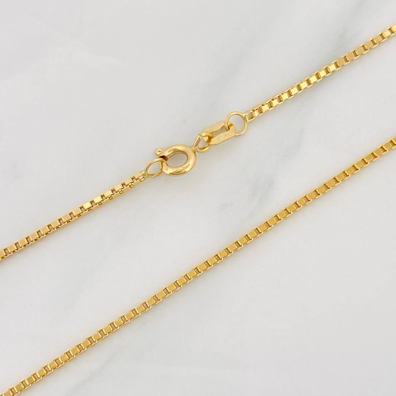 Cadena Veneciana 3.65g / 60cm / 1.21mm Oro Amarillo 18K