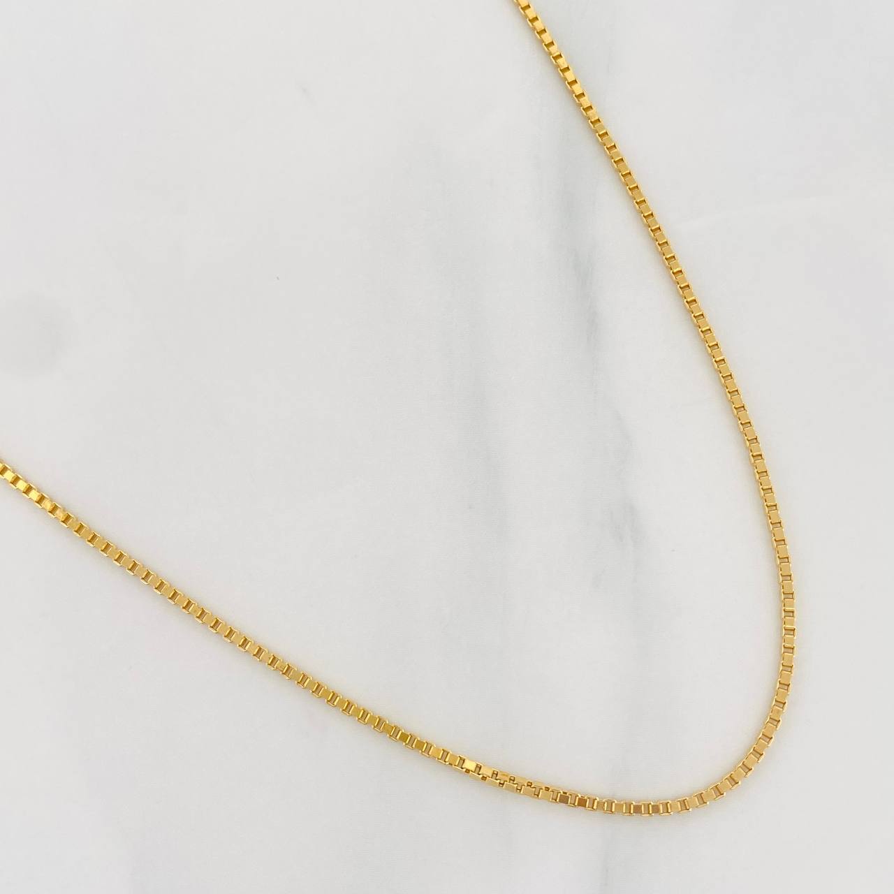 Cadena Veneciana 4.6g / 60cm / 1.05mm Oro Amarillo 18K
