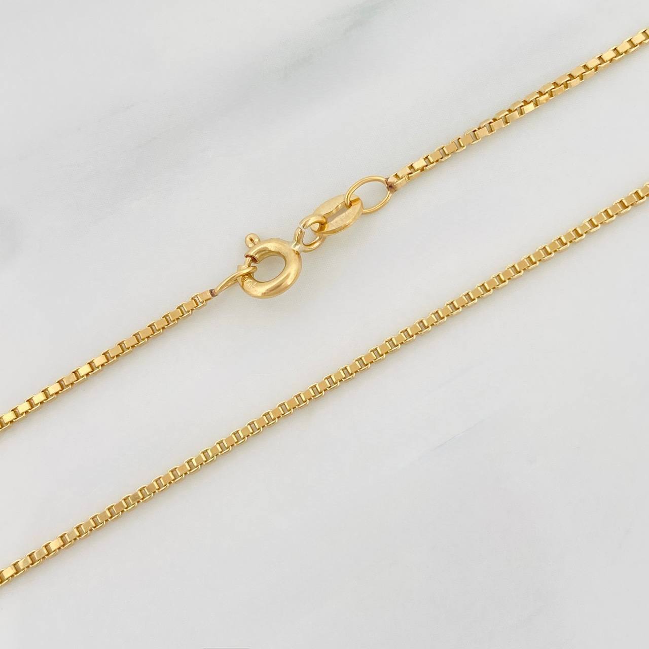 Cadena Veneciana 5.65g / 60cm / 1.29mm Oro Amarillo 18K