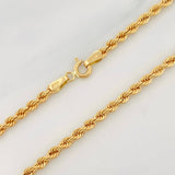 Cadena Lazo 5.55g / 60cm / 1.9mm Oro Amarillo 18K