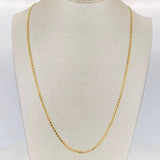 Cadena Escalera 5.6g / 60cm / 2.17mm Oro Amarillo 18K