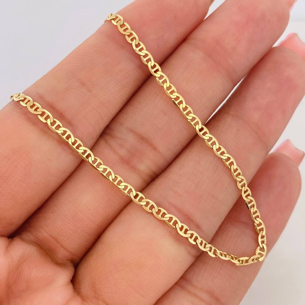 Cadena Escalera 5.6g / 60cm / 2.17mm Oro Amarillo 18K