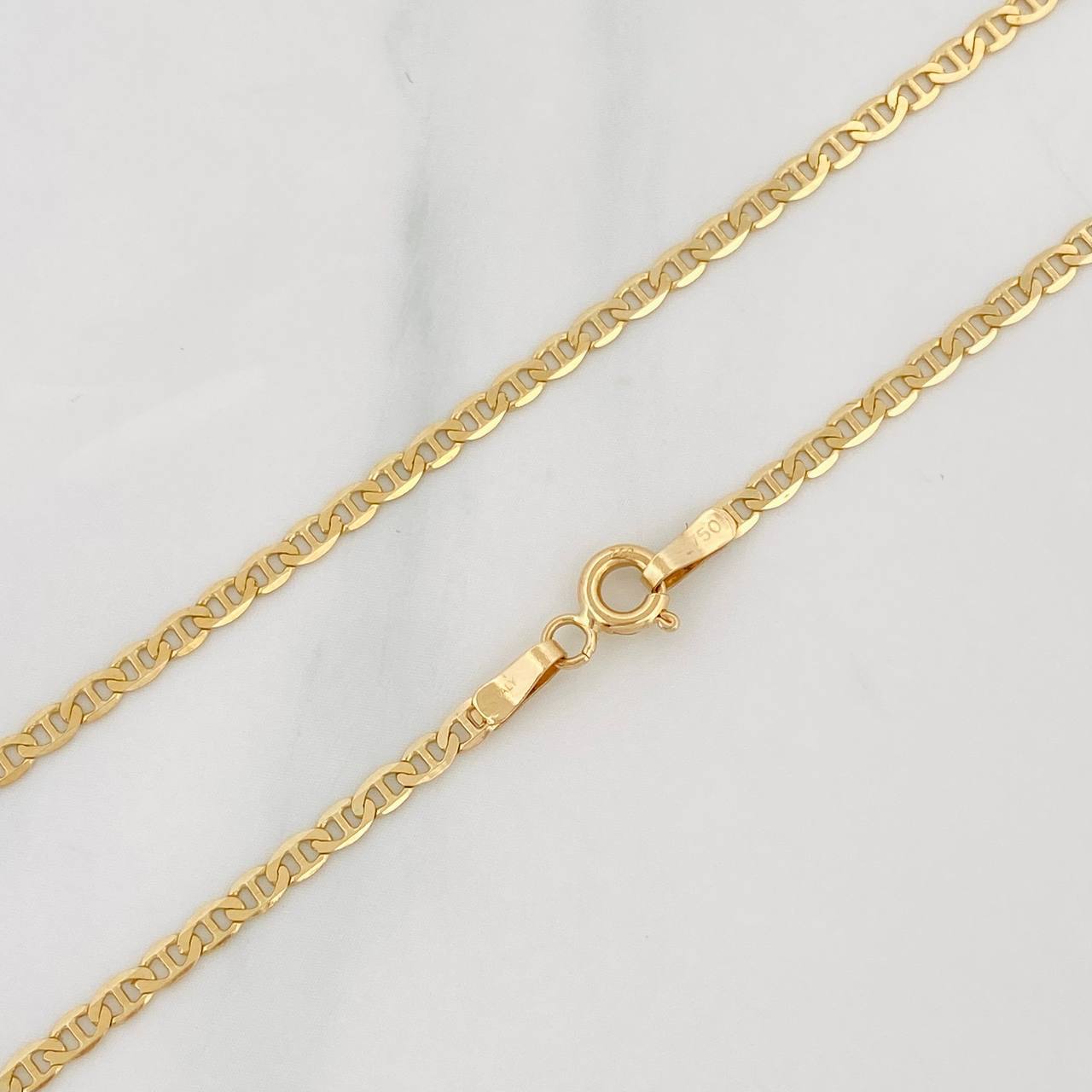 Cadena Escalera 5.6g / 60cm / 2.17mm Oro Amarillo 18K