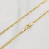 Cadena Escalera 5.6g / 60cm / 2.17mm Oro Amarillo 18K