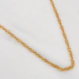 Cadena Singapur 7.05g / 60cm / 2.35mm Oro Amarillo 18K