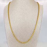 Cadena Lazo 6.85g / 60cm / 1.73mm Oro Amarillo 18K