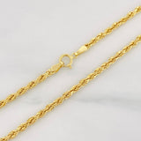 Cadena Lazo 6.95g / 60cm / 2.5mm Oro Amarillo 18K