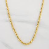 Cadena Lazo 6.9g / 60cm / 2.37mm Oro Amarillo 18K