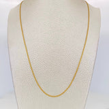 Cadena China 3.45g / 60cm / 1.42mm Oro Amarillo 18K