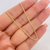 Cadena China 3.45g / 60cm / 1.42mm Oro Amarillo 18K