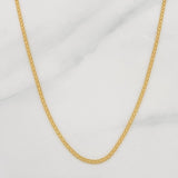 Cadena China 3.45g / 60cm / 1.42mm Oro Amarillo 18K