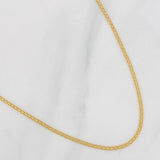 Cadena China 3.45g / 60cm / 1.42mm Oro Amarillo 18K