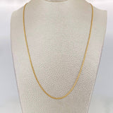 Cadena China 3.85g / 60cm / 1.61mm Oro Amarillo 18K