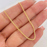 Cadena China 3.85g / 60cm / 1.61mm Oro Amarillo 18K