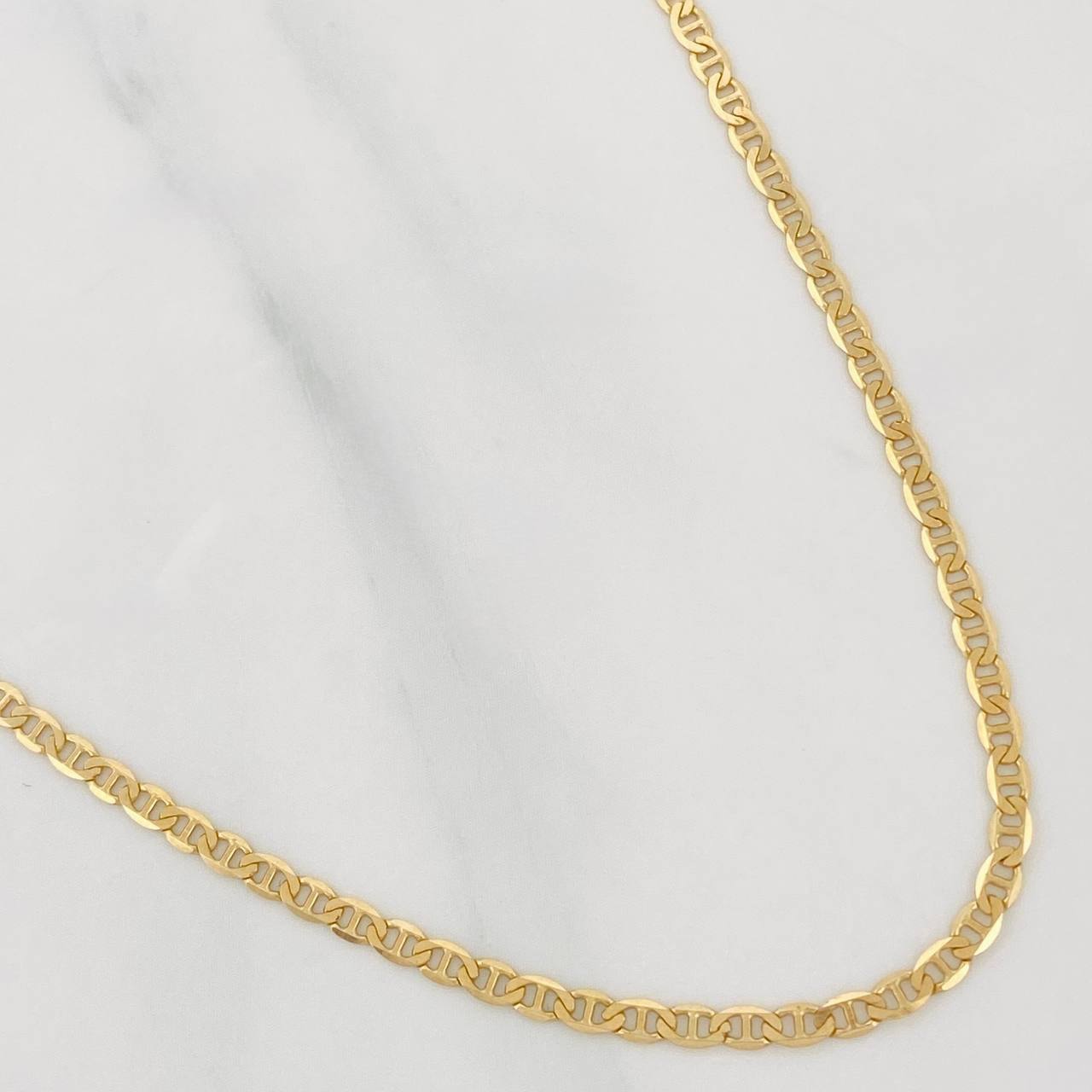 Cadena Escalera 5.6g / 60cm / 2.17mm Oro Amarillo 18K
