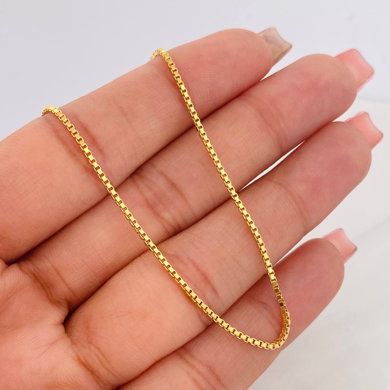 Cadena Veneciana 3.65g / 60cm / 1.21mm Oro Amarillo 18K