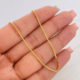 Cadena Veneciana 3.65g / 60cm / 1.21mm Oro Amarillo 18K
