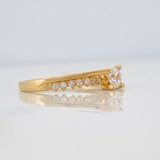 Anillo Solitario Churumbela 1.65g / T6 Oro Amarillo 18K