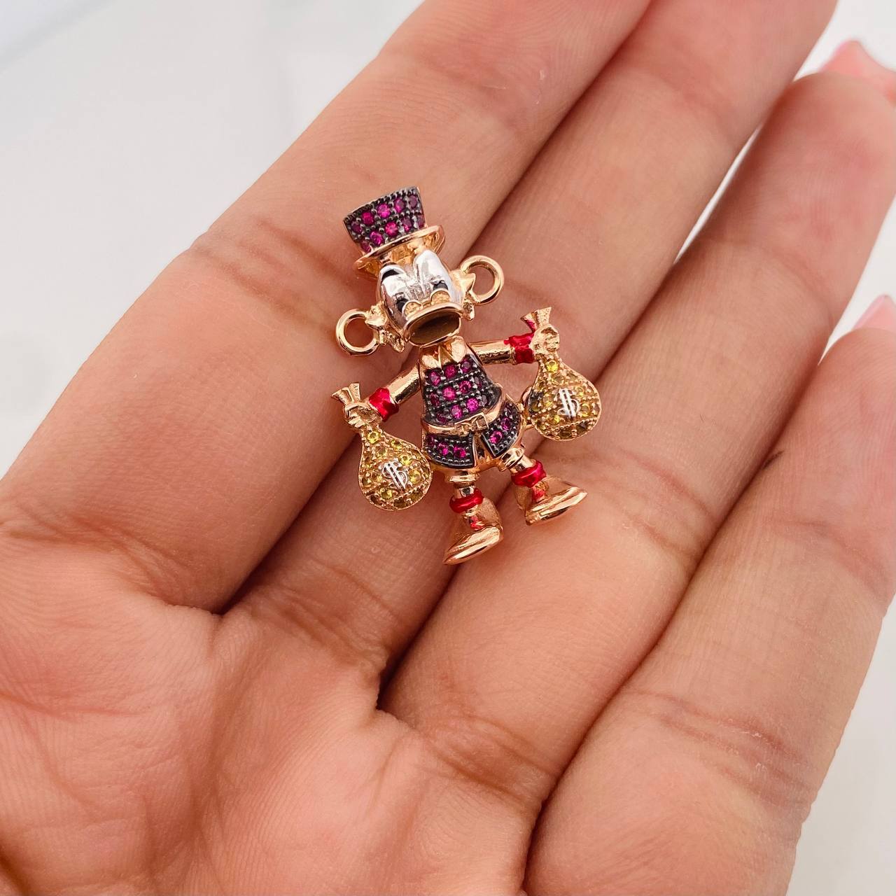 Herraje Pato 5.95g / 3cm Tres Oros 18K
