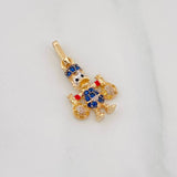 Dije Pato 1.7g / 2.03cm Tres Oros 18K