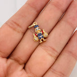 Dije Pato 1.7g / 2.03cm Tres Oros 18K