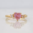 Anillo Corazon 1.95g / T7 1/2 Oro Amarillo 18K