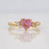Anillo Corazon 1.75g / T5 3/4 Oro Amarillo 18K