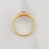 Anillo Corazon 1.75g / T5 3/4 Oro Amarillo 18K