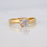 Anillo Solitario 2.25g / T6 1/4 Oro Amarillo 18K