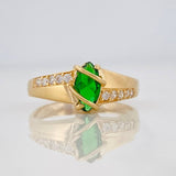Anillo Solitario Rombo 2.75g / T7 1/4 Oro Amarillo 18K