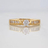 Anillo Solitario 2.6g / T6 1/2 Oro Amarillo 18K