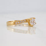 Anillo Solitario 1.8g / T6 1/4 Oro Amarillo 18K