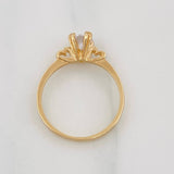 Anillo Solitario 2.3g / T6 1/4 Oro Amarillo 18K