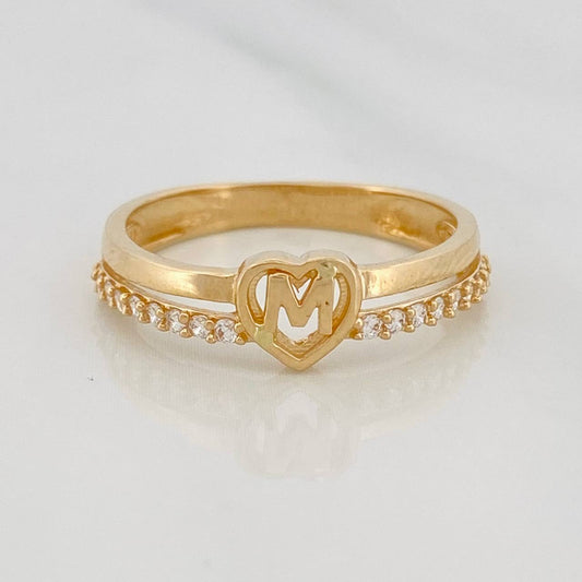 Anillo Corazon M 2.55g / T7 Oro Amarillo 18K